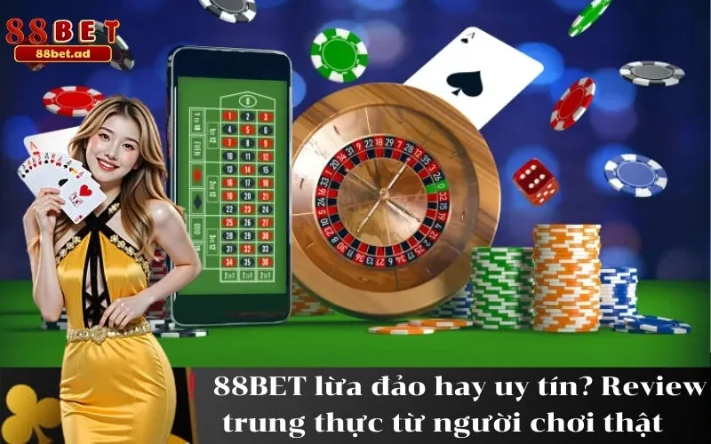 88BET lừa đảo hay uy tín Review trung thực từ người chơi thật