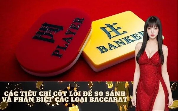 Các tiêu chí cốt lõi để so sánh và phân biệt các loại Baccarat