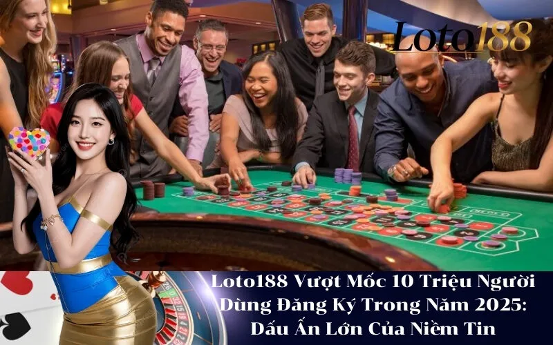 Loto188 Vượt Mốc 10 Triệu Người Dùng Đăng Ký Trong Năm 2025: Dấu Ấn Lớn Của Niềm Tin