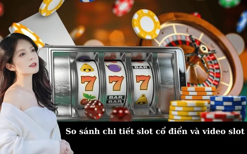 So sánh chi tiết slot cổ điển và video slot