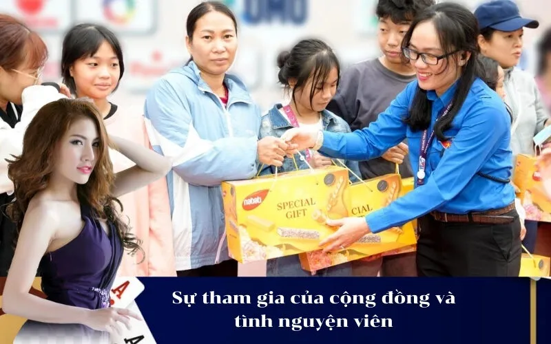 Sự tham gia của cộng đồng và tình nguyện viên