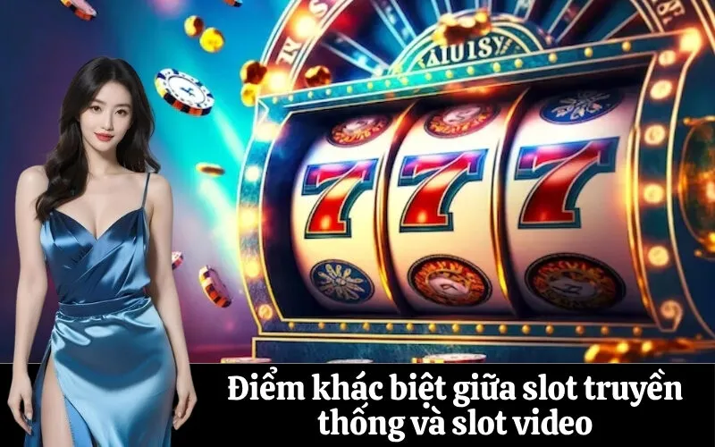 Điểm khác biệt giữa slot truyền thống và slot video
